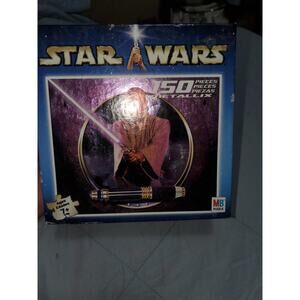 Vintage 2002 Metallix Mace Windu 150 piece Star Wars Puzzle Unopened